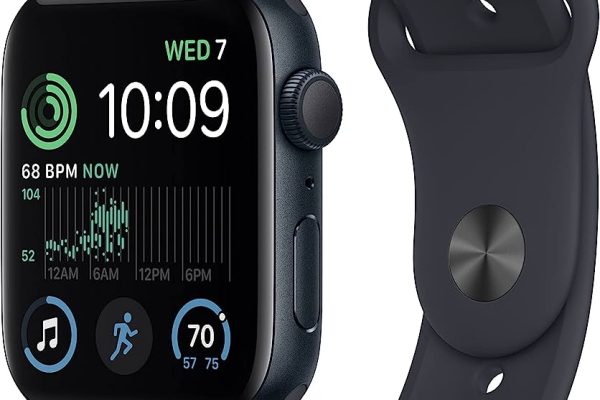 Apple Watch SE (2nd Gen) [GPS 44 mm] Smart Watch w/Midnight Aluminium Case  & Midnight Sport Band. Fitness & Sleep Tracker, Crash Detection, Heart Rate  Monitor, Retina Display, Water Resistant : Amazon.in: